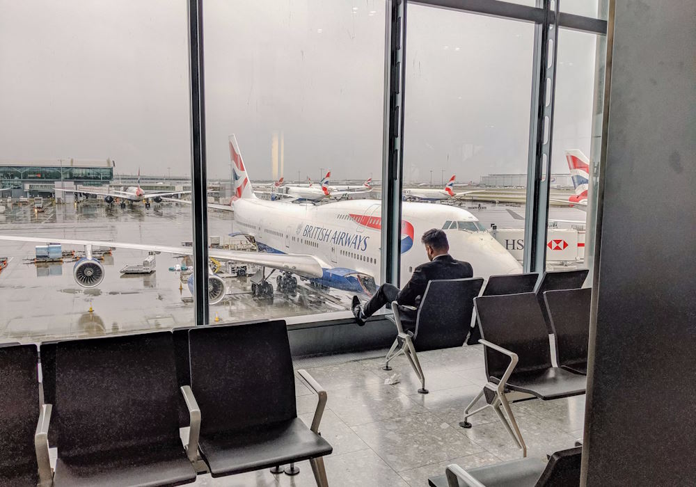 Heathrow zračna luka čekaonica