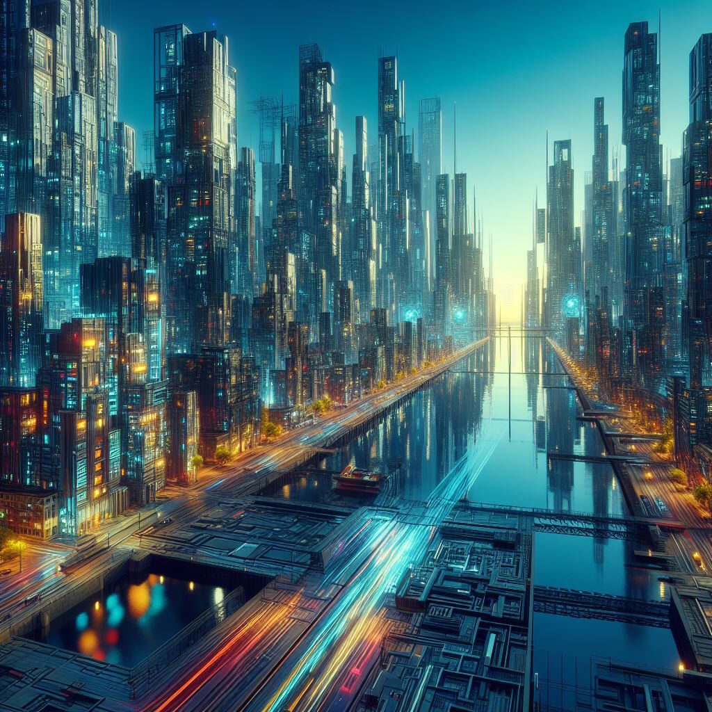 Grad budućnosti - ilustracija