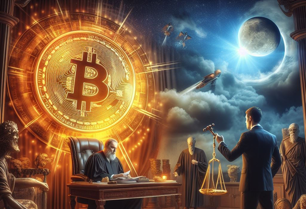 Bitcoin ilustracija