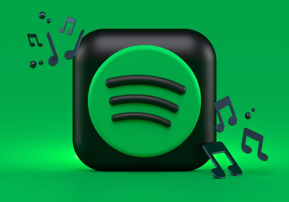 Spotify 3d logotip