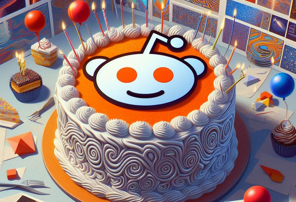 Reddit - rođendanska torta - ilustracija