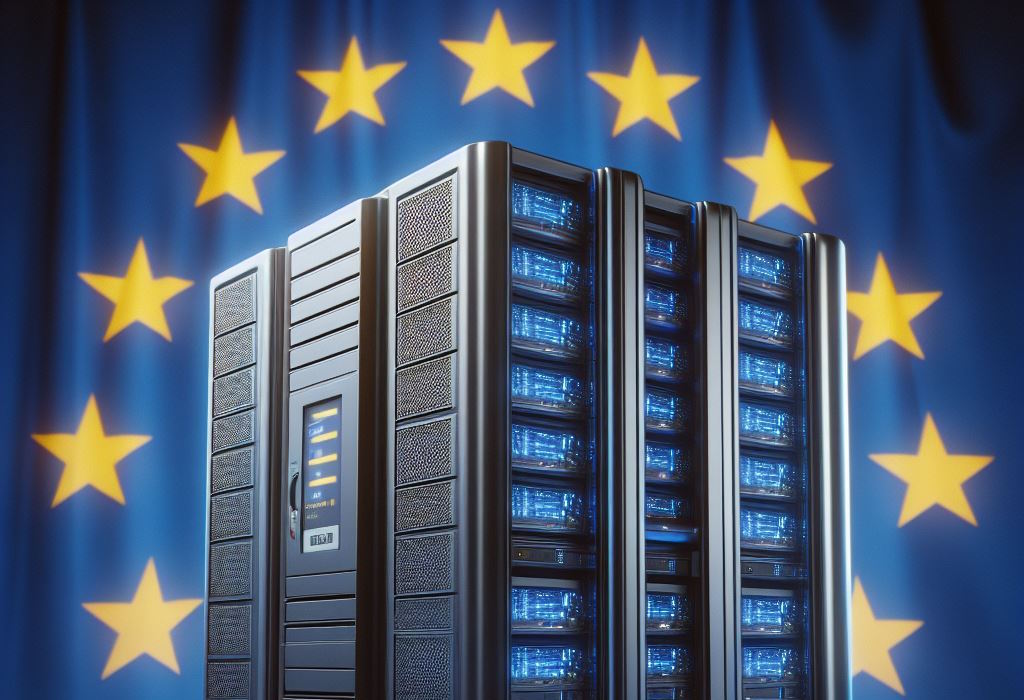 EU superračunalo - umjetnička ilustracija