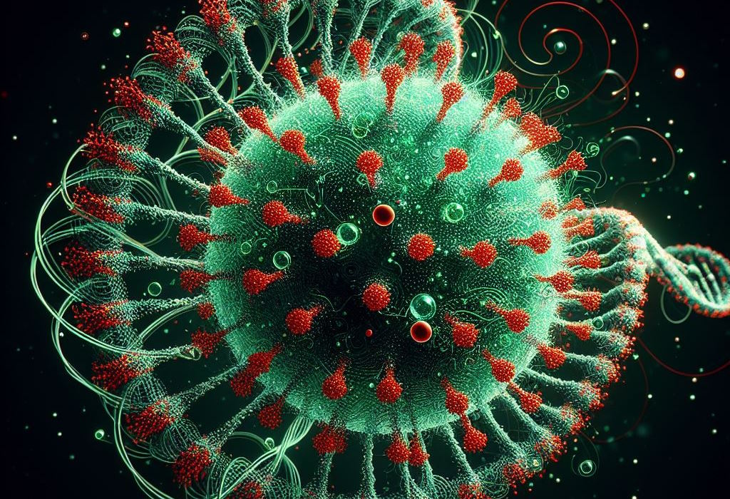 Računalni virus - umjetnička ilustracija