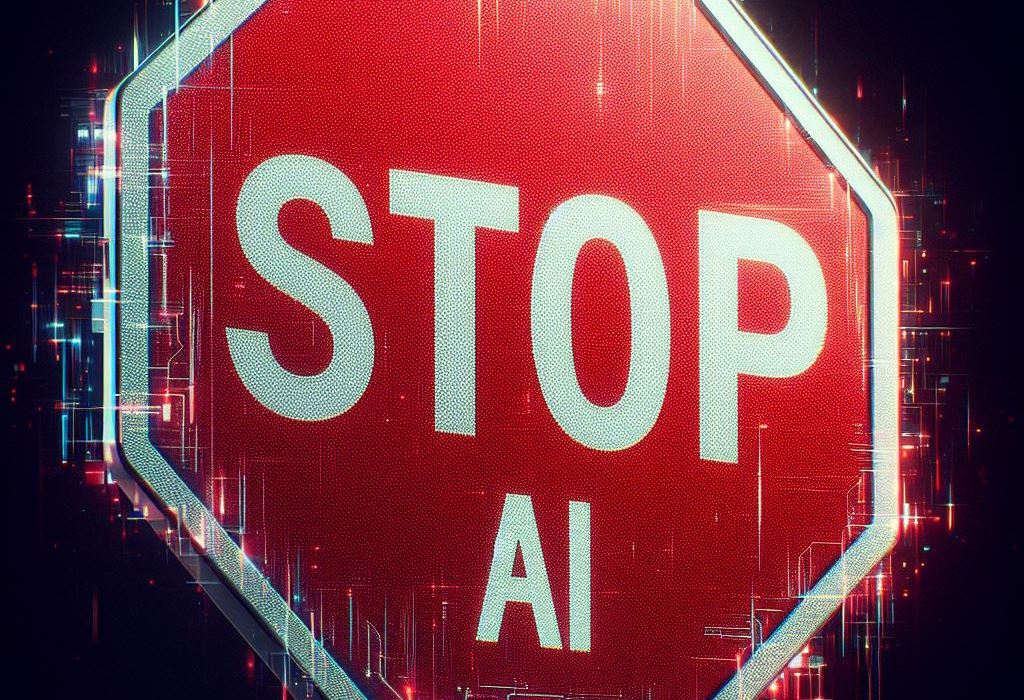 Stop AI znak