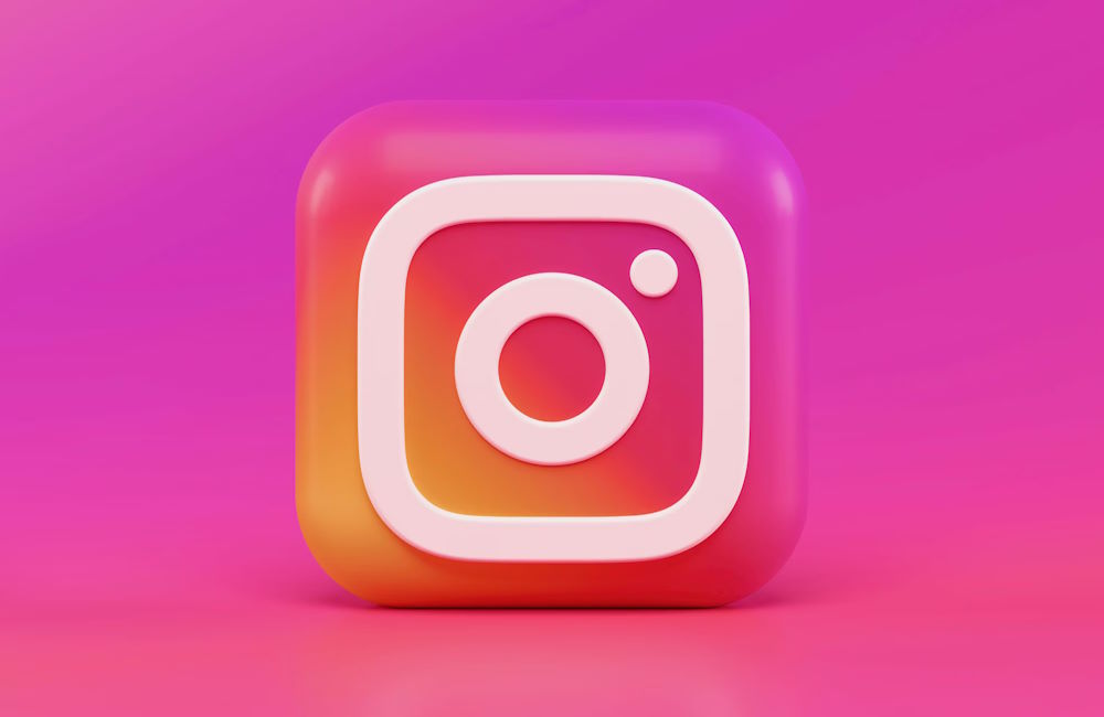 Instagram 3D logotip