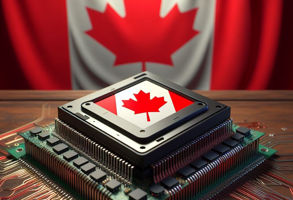 Računalni čip - kanada - umjetnička ilustracija