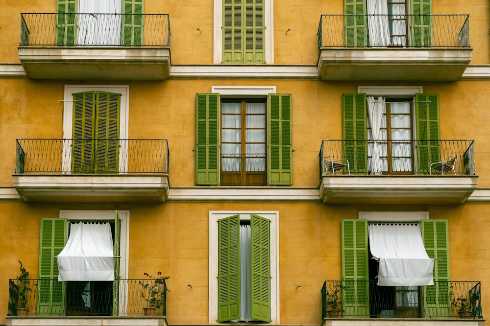 Mallorca zgrada - prozori