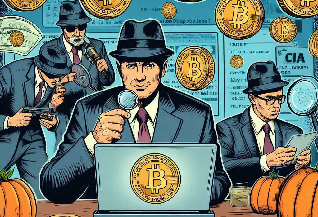 Bitcoin CIA - umjetnička ilustracija