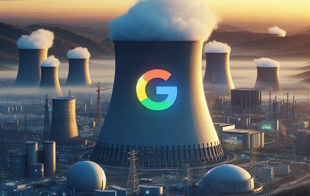 Google nuklearna elektrana, umjetnička ilustracija