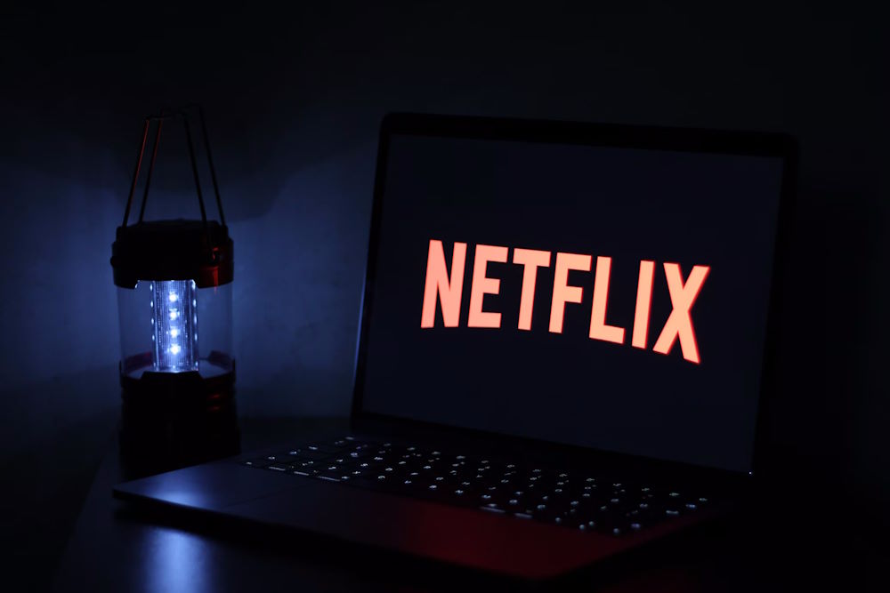 Netflix na laptopu