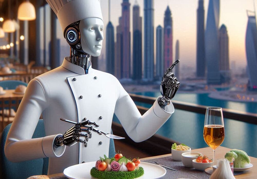 AI chef u Dubaiju - umjetnička ilustracija